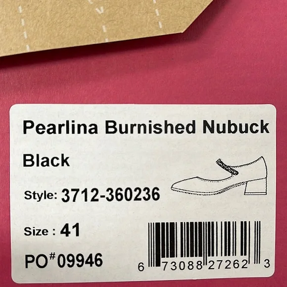 Dansko dress Mary Janes. Beaded strap. Burnished nubuck leather w/Scotchgard. - Picture 3 of 8